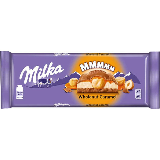 Шоколад молочный Милка 300г с молочно-карамельной начинкой ЧАО Монделис Австрия Милка