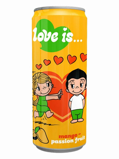 Напиток б/алк газ Love Is 330мл ж/б манго, маракуйя Россия
