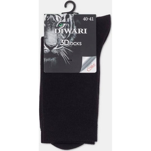 Носки мужские DIWARI 3DSOCKS 3DSOCKS, р.27, 000 черный арт.23С-121СП СООО Конте Спа Беларусь Conte
