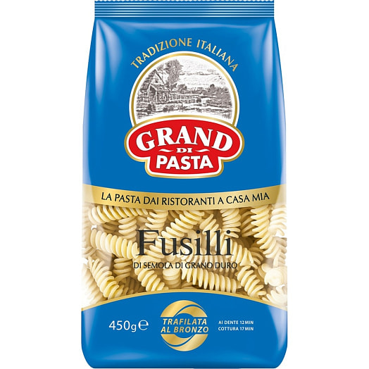 Мак изделия 450г пл Fusilli (спираль) АО Макфа Россия