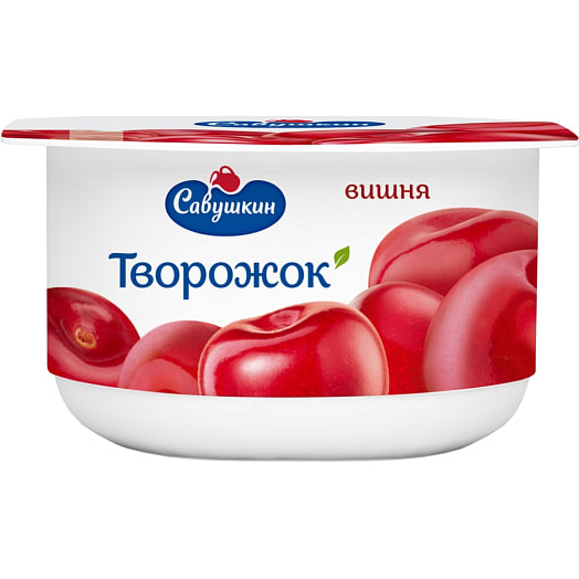 Паста творожная десертная 3.5% 120г вишня Беларусь