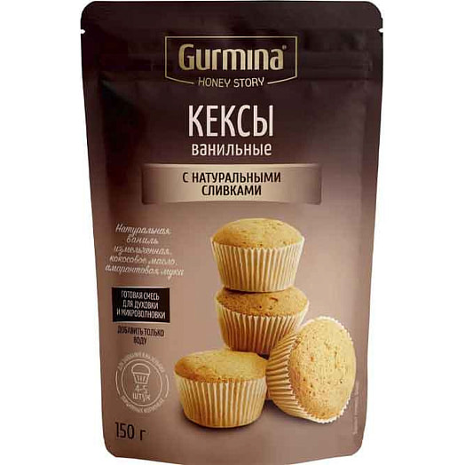 П/ф мучных изделий Кекс ванильный 150г с натуральными сливками Gurmina Беларусь