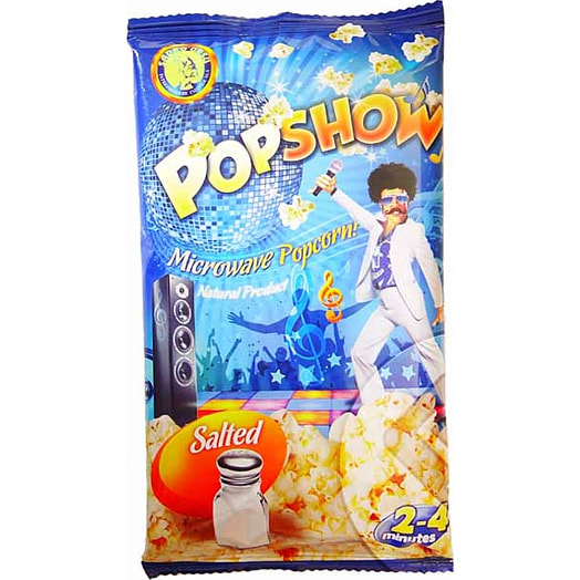 Поп Шоу Попкорн 80г для микроволновой печи с солью Молдова