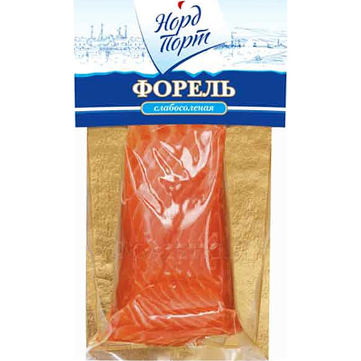 Форель радужная НордПорт филе-кусок 150г слабосоленая Беларусь