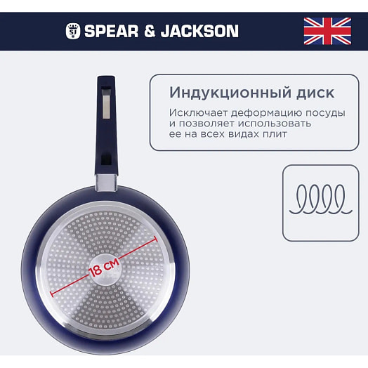 Сковорода Spear Jackson 26см арт.FPSJ-0026 BLT Industrial Group Limited Китай Spear Jackson
