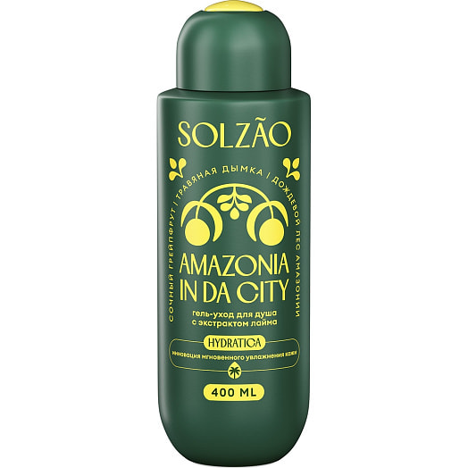 Гель для душа Solzao Amazonia Лайм 400мл SPLAT Россия SOLZAO