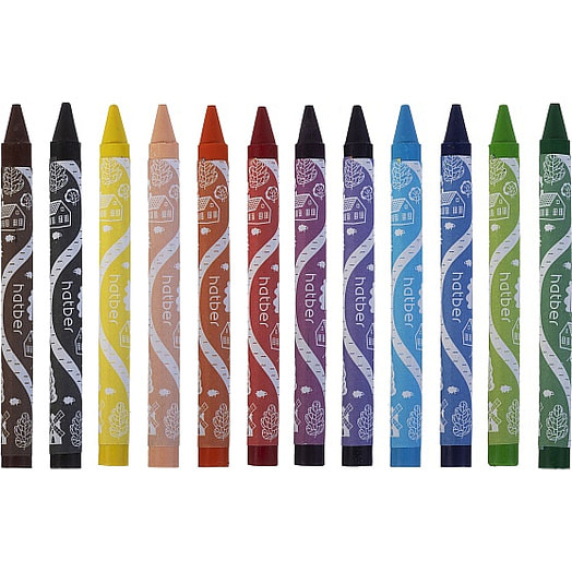 Мелки восковые Art Time 8цветов арт.CR090285 Хатбер-М ООО Китай Hatber