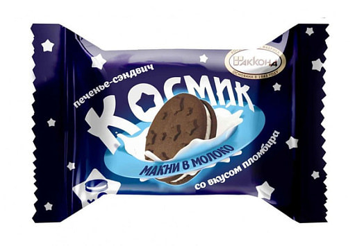 Печенье-сэндвич Космик со вкусом пломбира Акконд Россия