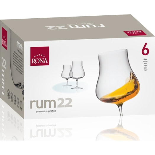 Набор бокалов для рома 6шт 220 мл, rum 22 арт.7368/220 rum 22 RONA, a.s. Словакия