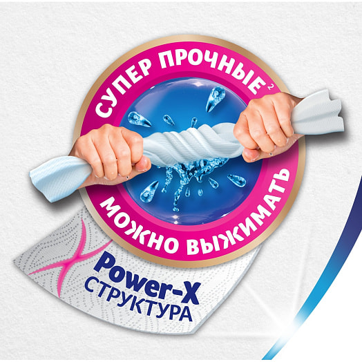 Кухонные полотенца Zewa Premium Decor 4рул. Россия