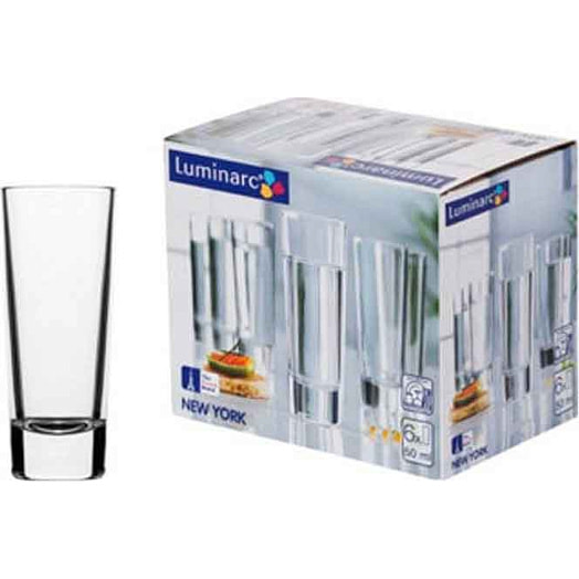 Набор стопок New York стеклянных 6шт арт.H5018 Россия