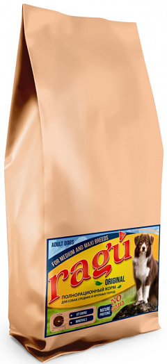 Корм сухой Ragu для собак средних и крупных пород 14кг ПЭТС ФУД Беларусь Pets Brunch