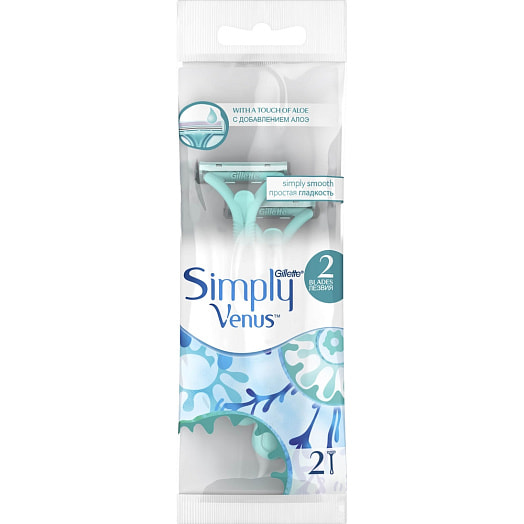 Бритвы Venus SIMPLY 2 одноразовые для женщин 2шт Procter & Gamble Польша