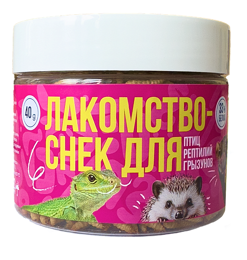 Лакомство-снек Pets Brunch для грызунов, птиц, рептилий 90г ПЭТС ФУД Беларусь Pets Brunch