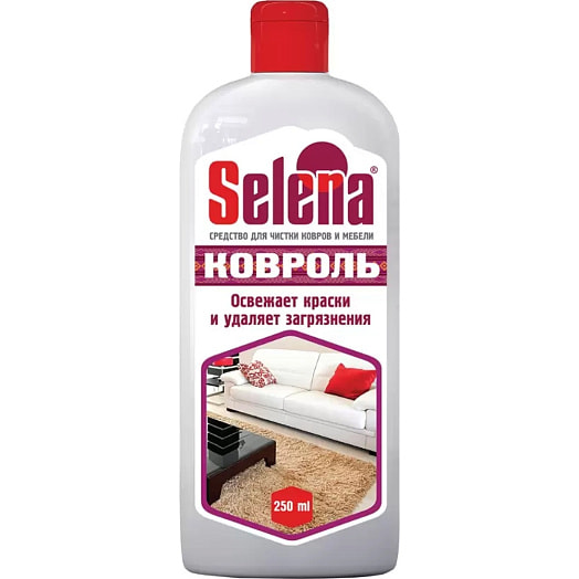 Средство Ковроль 250мл для чистки ковров моющее жидкое Гринфилд Россия Selena