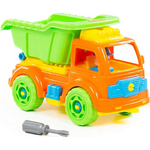 Конструктор-транспорт Автомобиль-самосвал 27 элементов арт.73006 СООО ПП Полесье Беларусь Полесье