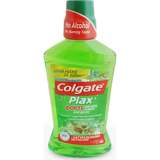 Ополаскиватель для рта Colgate Plax 500мл кора дуба и пихты Colgate-Palmolive Тайланд