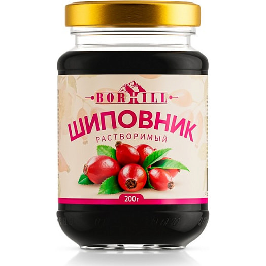 Шиповник BORHILL жидкий экстракт 200г ст/б ООО Кофейная компания Вокруг Света Россия