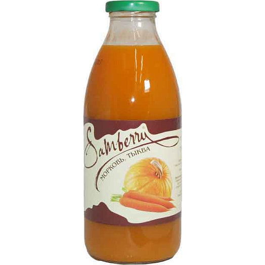 Нектар Samberry 1л ст/б морковно-тыквенный с мякотью Малоритский КОСЗ Беларусь
