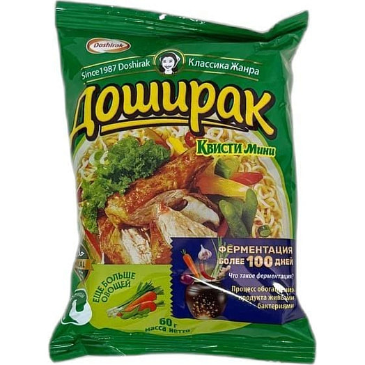 Лапша б/приг Доширак Квисти Мини Халяль со вкусом курицы 60г Россия Доширак