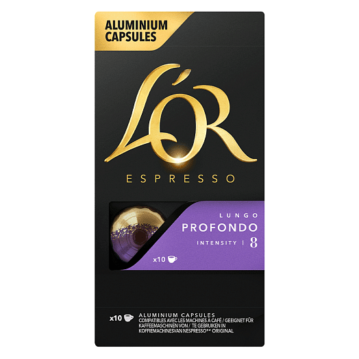 Кофе Lor Espresso Lungo Profondo 52г ПЭТ молотый в капсулах Якобс ДАУ Эгбертс Франция JDE