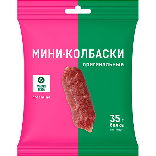 Мини-колбаски Оригинальные экстра 60г пл. с/в из мяса птицы СЗАО Агрокомбинат Ко Беларусь Галерея вкуса