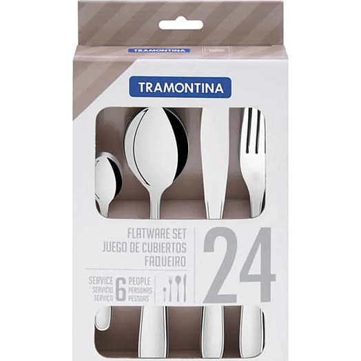 Набор столовых приборов металлических maresias 24пр арт.66902010 Бразилия