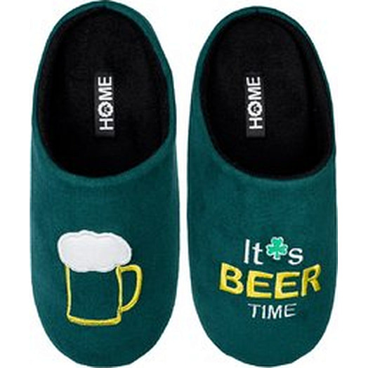 Туфли домашние мужские beer time,изумруд,40-41 арт.04Т-104 Фабрика Чобот Беларусь