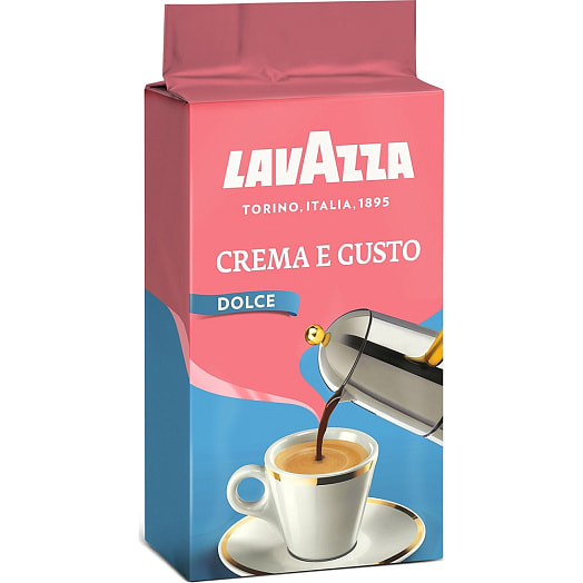 Кофе Lavazza Crema e Gusto Dolce 250г в/у молотый Lavazza Luigi S.P.A. Италия Lavazza