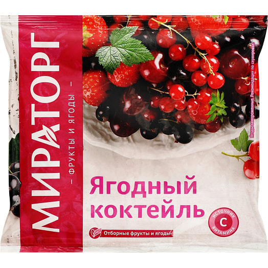 Ягодный коктейль Мираторг зам 300г Трио-Инвест Россия
