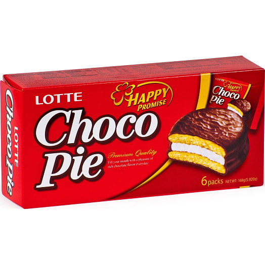 Мучное конд изд в глазури Lotte ChocoPie 168г ООО Лотте КФ Рус Россия