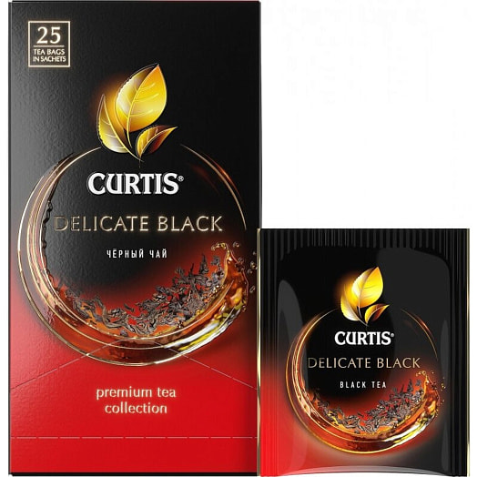 Чай Curtis delicate black 40г черный байховый Компания Май Россия Компания Май