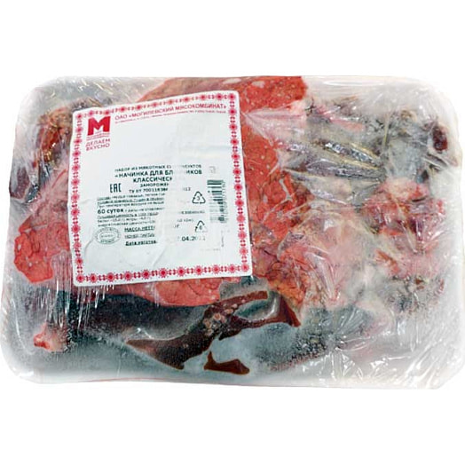 Начинка для блинчиков 1кг ОАО Могилевский мясокомбинат Беларусь Могилевский мясокомбинат