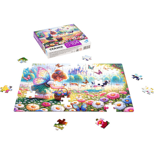 Пазлы 104 Сказки арт.RI1007C ООО Страна игрушек Беларусь DREAM MAKERS