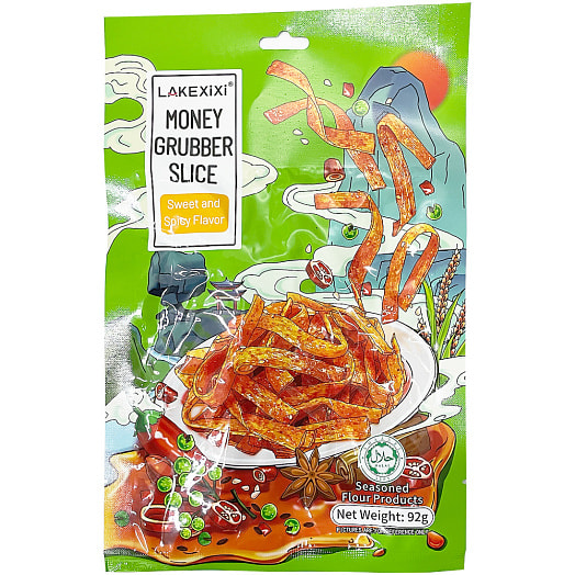 Соевое мясо Lakexixi Пряные пластинки Сладкий, пряный 92г Китай