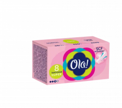 Тампоны гигиенические Ola! Super 8шт Hygiene Kinetics Россия