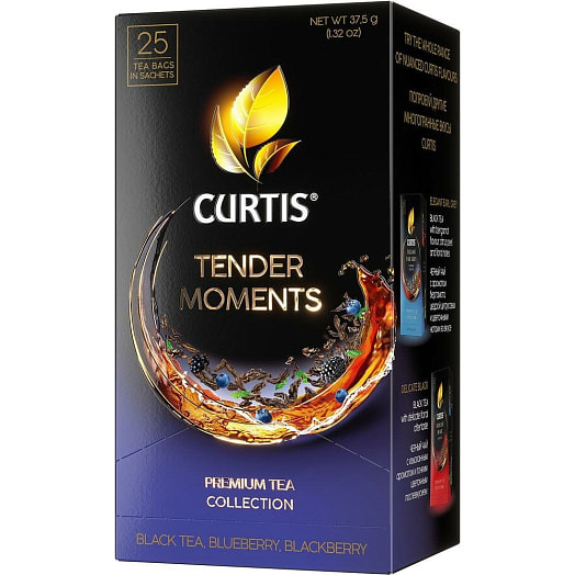 Чай Curtis Tender Moments 38г черный байховый ароматизированный Компания Май Россия Компания Май
