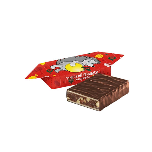 Конфета Минский грильяж 50г Коммунарка Беларусь