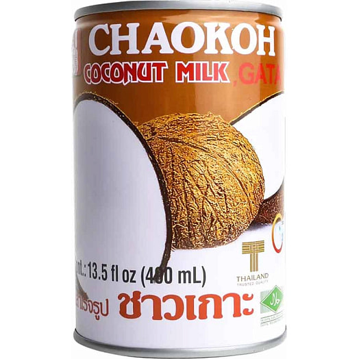 Кокосовое молоко CHAOKOH (17-19%) 400мл Тайланд CHAOKOH