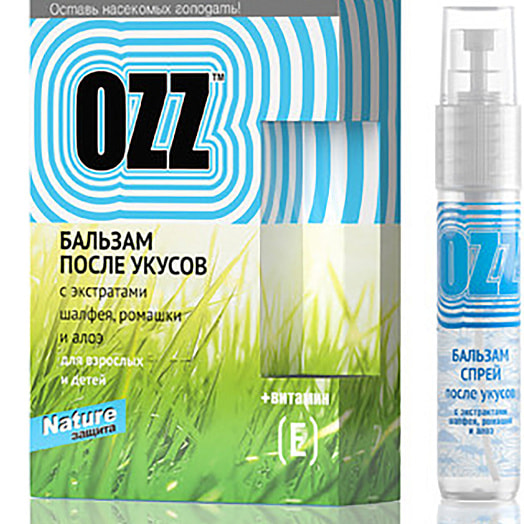 Бальзам после укусов 6мл спрей ООО Белбиохим Групп Беларусь OZZ