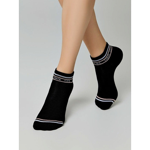 Носки женские CONTE ELEGANT ACTIVE, р.23, 572 черный 150г арт.16С-92СП СООО КонтеСПА Беларусь CONTE ELEGANT