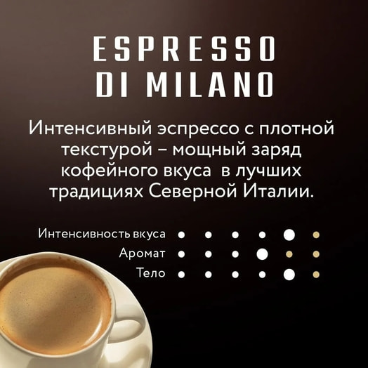Кофе Jardin 250г Espresso Stile Di Milano молотый Орими Россия