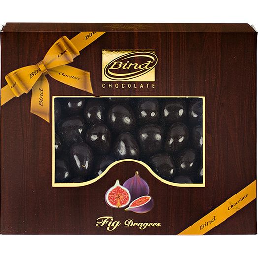 Шоколадное драже Инжир в темном шоколаде 100г Турция