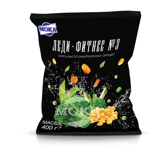 Смесь быстрозамороженных овощей Леди-фитнес 3 ТМ Мока 400г Беларусь