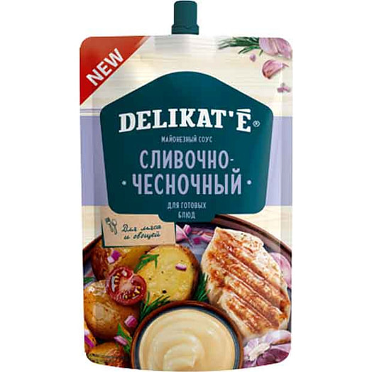 Соус майонезный 33% 210мл дой-пак сливочно-чесночный СП Камако плюс Беларусь