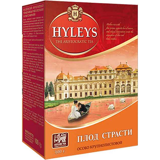 Чай Hyleys Плод Страсти (маракуйя) 100г Цейлонский черный листовой "Редженси Тис (Пвт) Лтд." Шри-Ланка