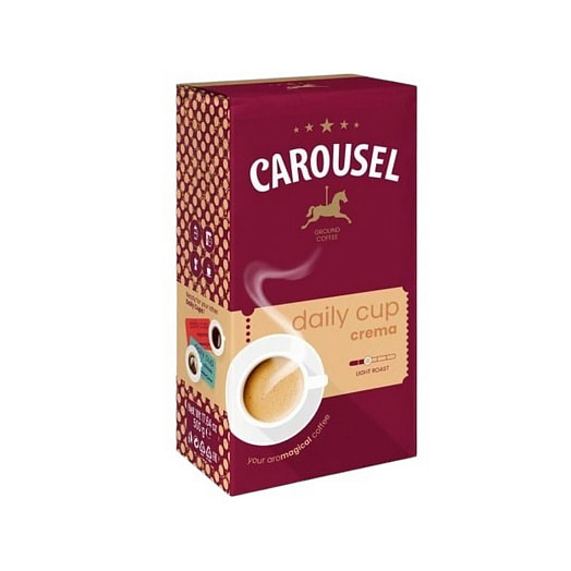 Кофе Carousel Daily Cup Crema молотый 500г Нидерланды