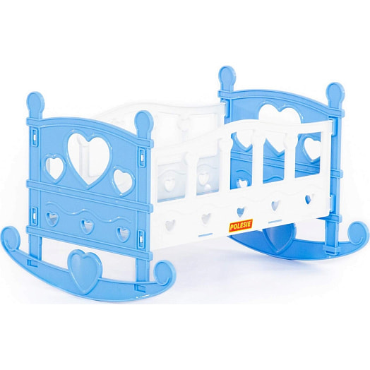 Кроватка-качалка сборная для кукол N2 7 элементов арт.62062 Беларусь