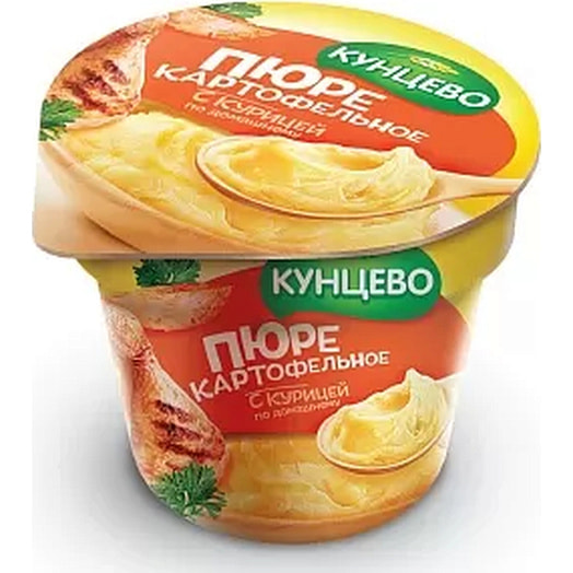 Пюре б/п Кунцево со вкусом курицы по-домашнему 40г пл/стак. АО ТПГ Кунцево Россия