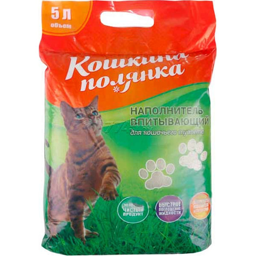 Наполнитель впитывающий (цеолит) 5л ООО Трибьют Беларусь Кошкина полянка